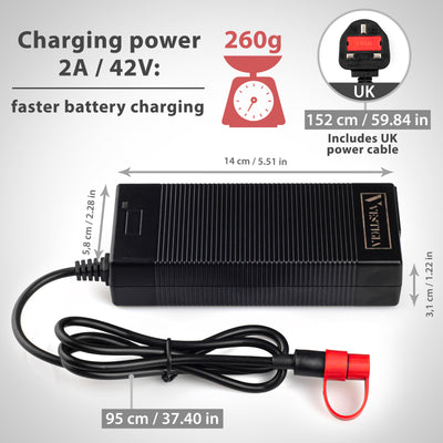 Chargeur de batterie pour Xiaomi m365, Pro, Pro2– Vestigia - Electric  Scooters, Spare Parts & Accessories for Xiaomi, Ninebot, Segway